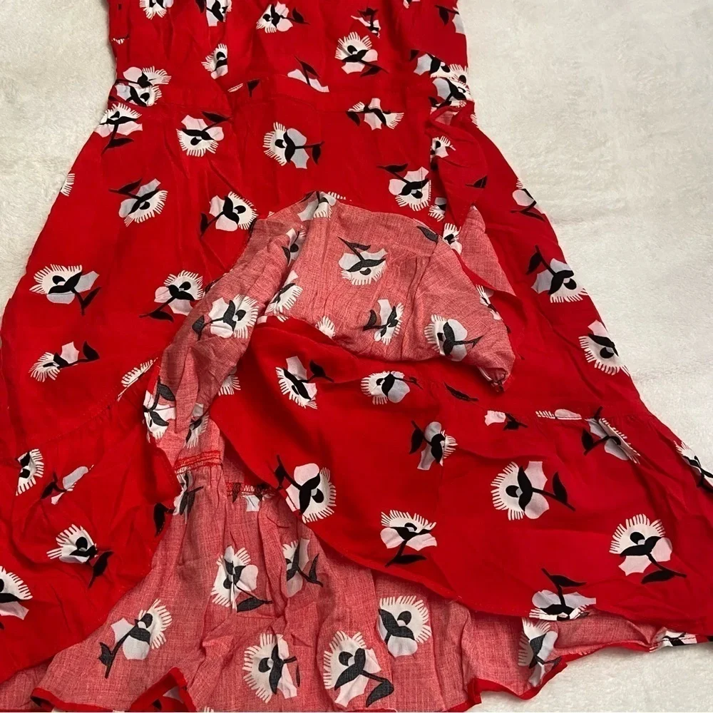 New! J.Crew Ruffle Front mini dress in dandelion floral nwt 28347